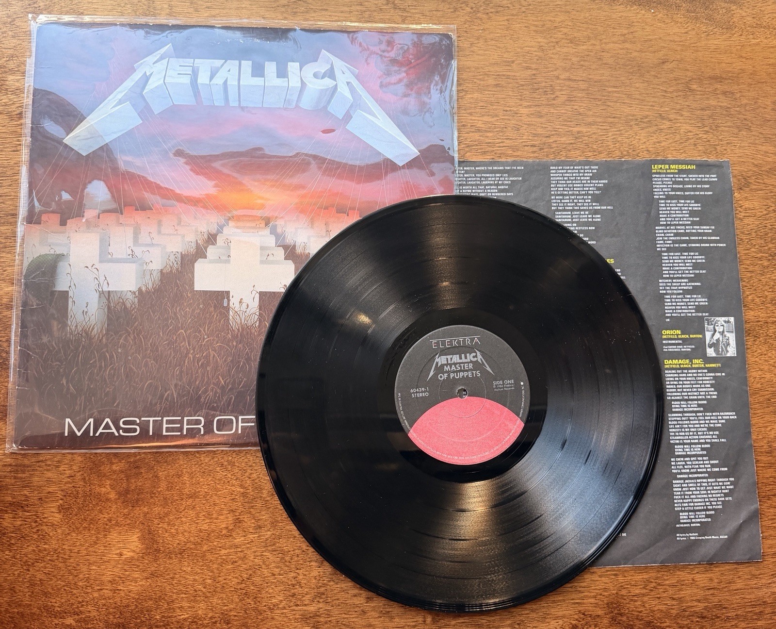Metallica - Master Of Puppets Vinyl LP  60439-1 Original 1986 1st US Press