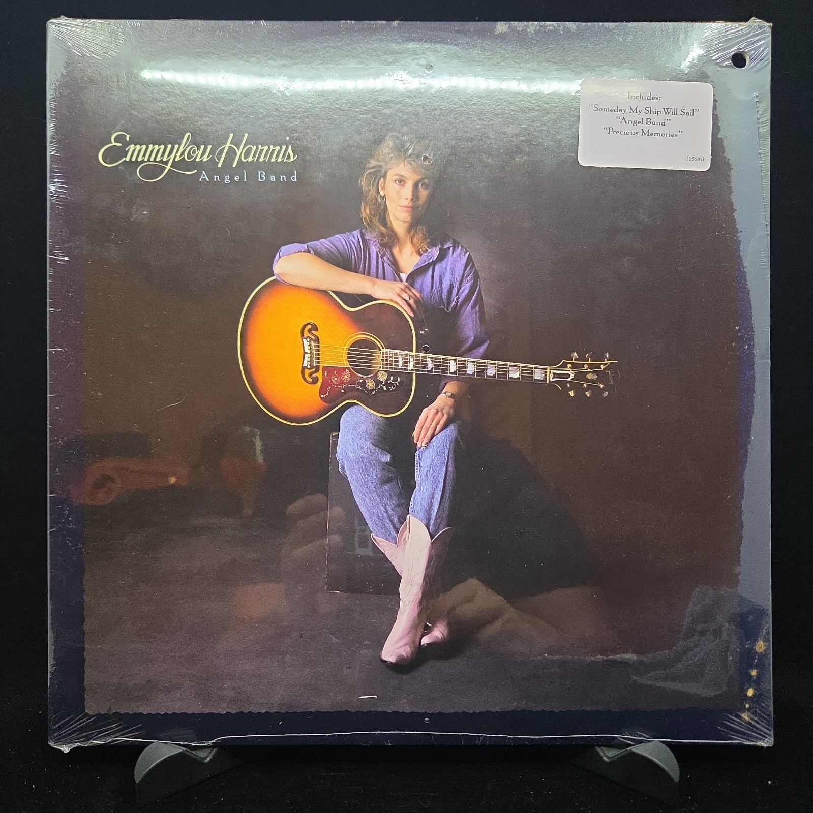 EMMYLOU HARRIS • Angel Band • Vinyl LP • 1987 • WB • Promo