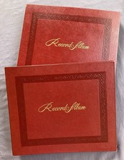 Vintage Decca 10” 78 rpm Record  Storage Album Book 10 Pages Lot of 2 Nice picture