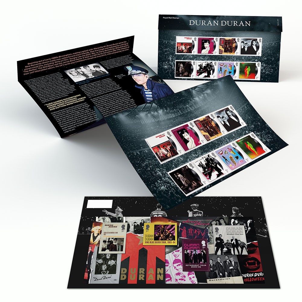 Duran Duran Stamps Presentation Pack from Royal Mail