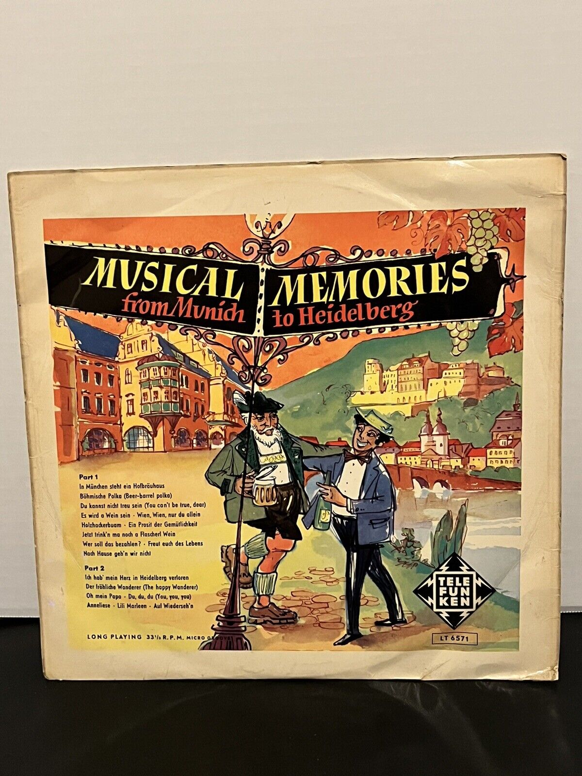 Musical Memories From Munich To Heidelberg Vintage Vinyl Record Some Wear