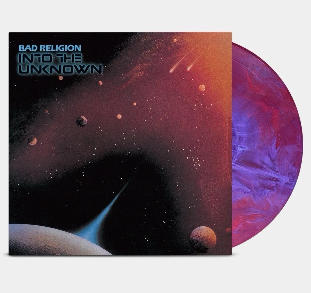 Bad Religion Into the Unknown vinyl Nebula Splash with Signed apology pre order