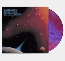Bad Religion Into the Unknown vinyl Nebula Splash with Signed apology pre order picture
