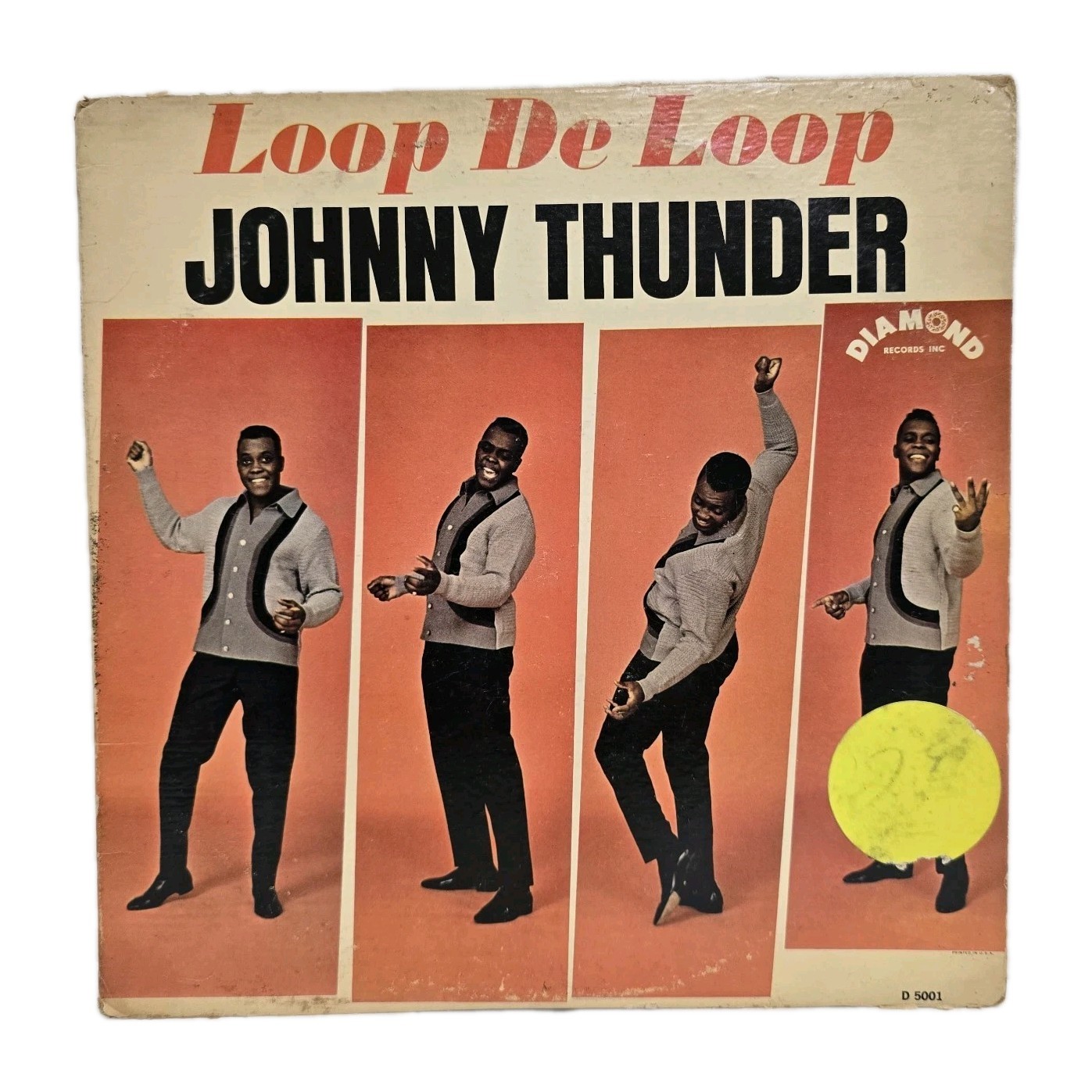 JOHNNY THUNDER Loop De Loop PROMO Copy 1963 Vinyl LP Diamond Records