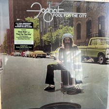 Foghat Fool For The City SIGNED Clear Green Vinyl 2 Lp 50 Anniversary Edt. New picture