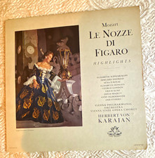 Mozart Le Nozze di Figaro Highlights Angel Vinyl LP ANG. 35326 Karajan VPO picture