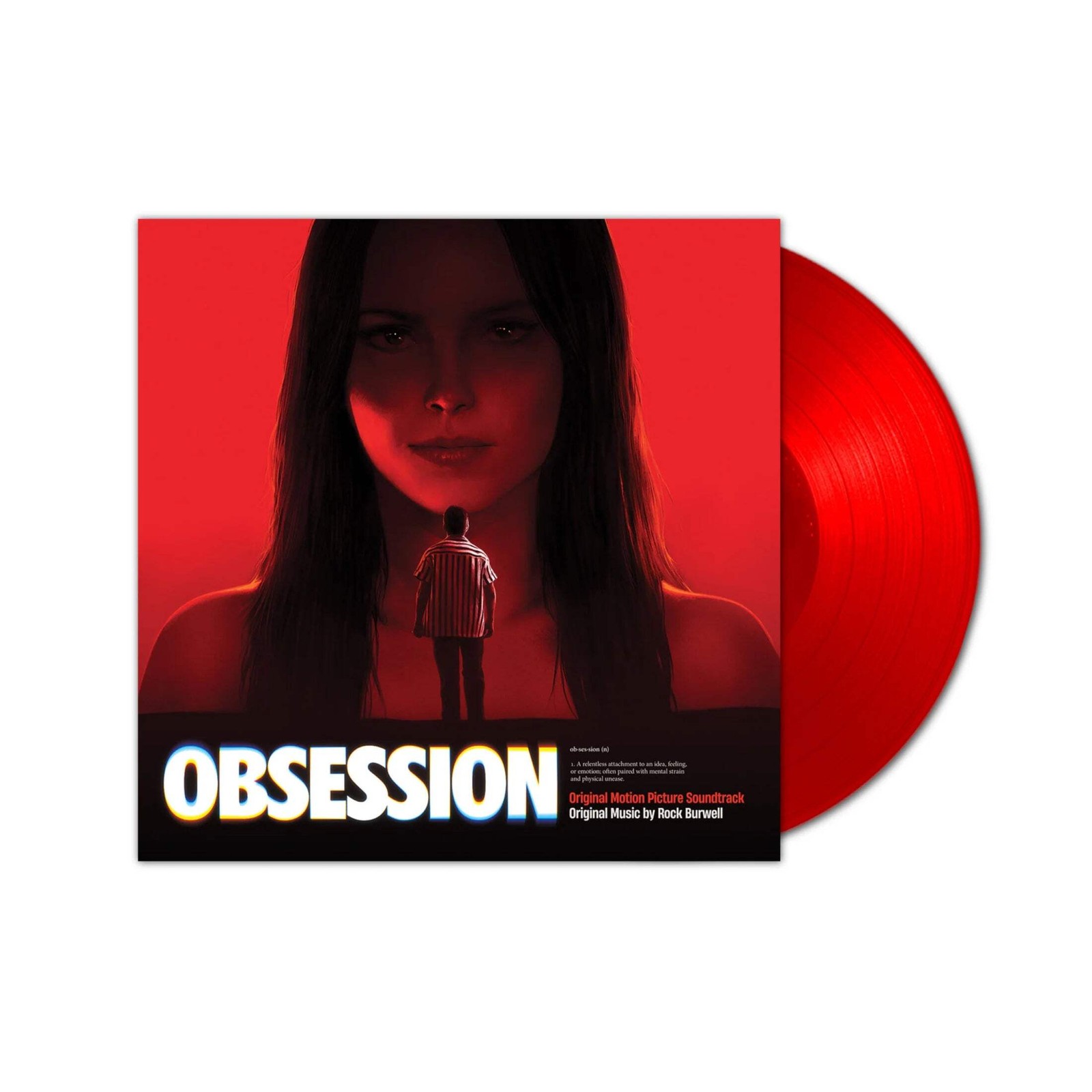 Obsession soundtrack by Rock Burwell LP record (red vinyl)