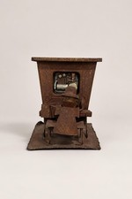 Vintage Metal Piano Player Music Box picture