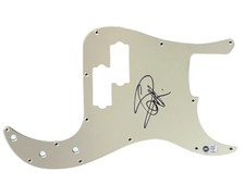 Guitar Scratch Plate Signed By Steve Harris Iron Maiden ACGcert Authentication picture