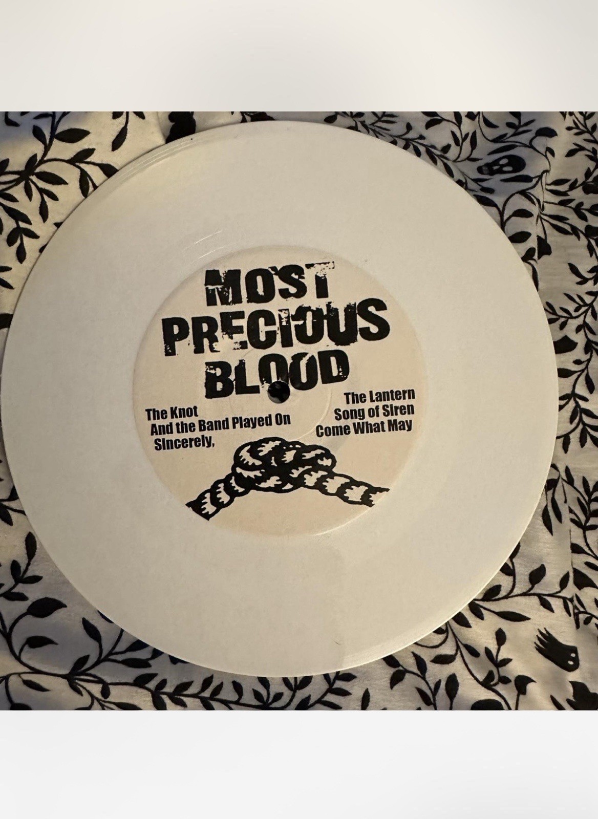 Most Precious Blood White Vinyl Demo 7” INDECISION NYHC Foundation Unbroken
