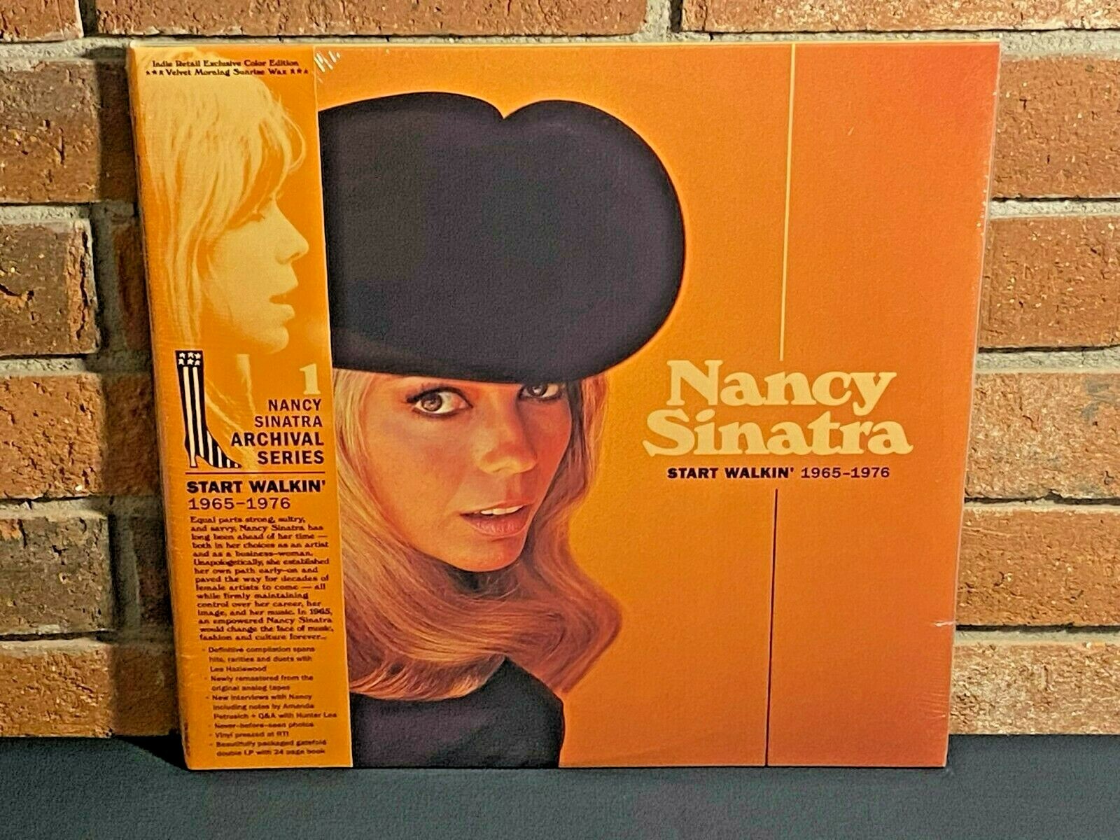 NANCY SINATRA - Start Walkin' 1965-1976, Ltd 2LP COLORED VINYL Gatefold + Book 