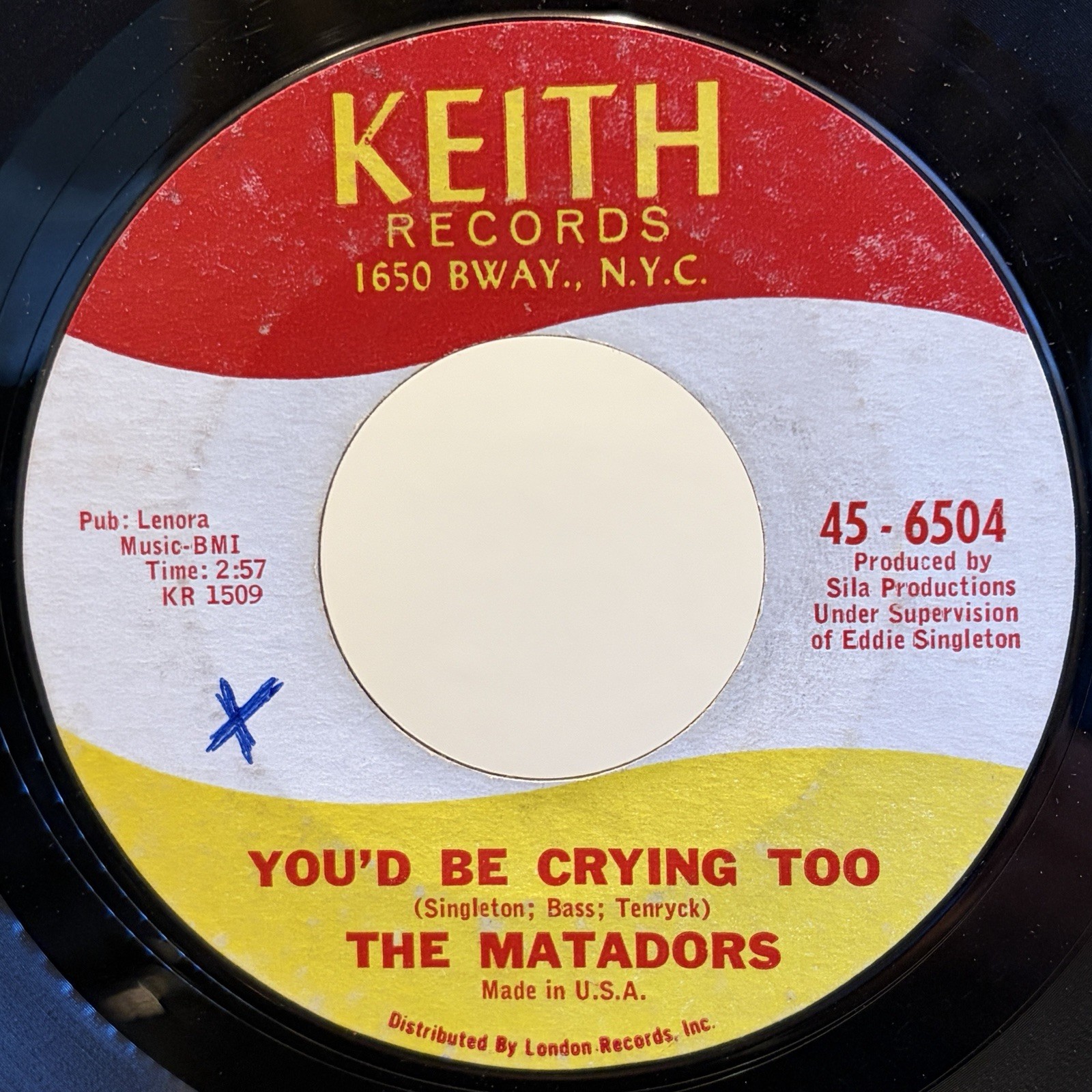 The Matadors – You\'d Be Crying Too / My Foolish Heart • Rare Northern Soul 45