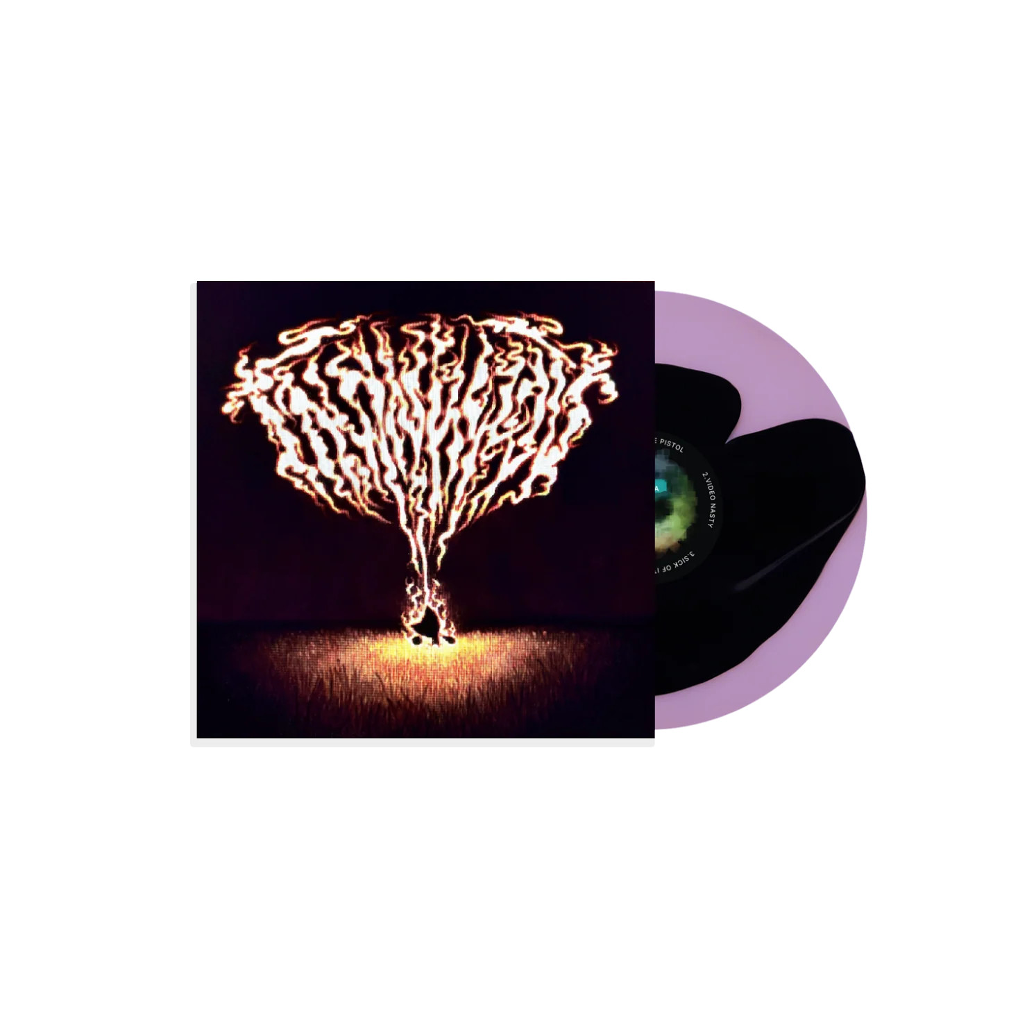 Femtanyl - Man Bites Dog Limited Edition Black in Purple Vinyl Record LP