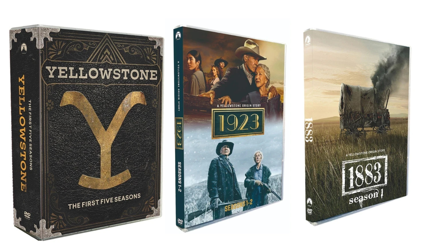 Yellowstone The Complete Series Season 1-5 Part 1&2 + 1883 1923 Season 1&2  DVD