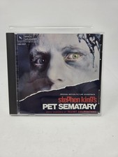 PET SEMATARY Soundtrack CD 1989 Score By Elliot Goldenthal Varese Horror King picture
