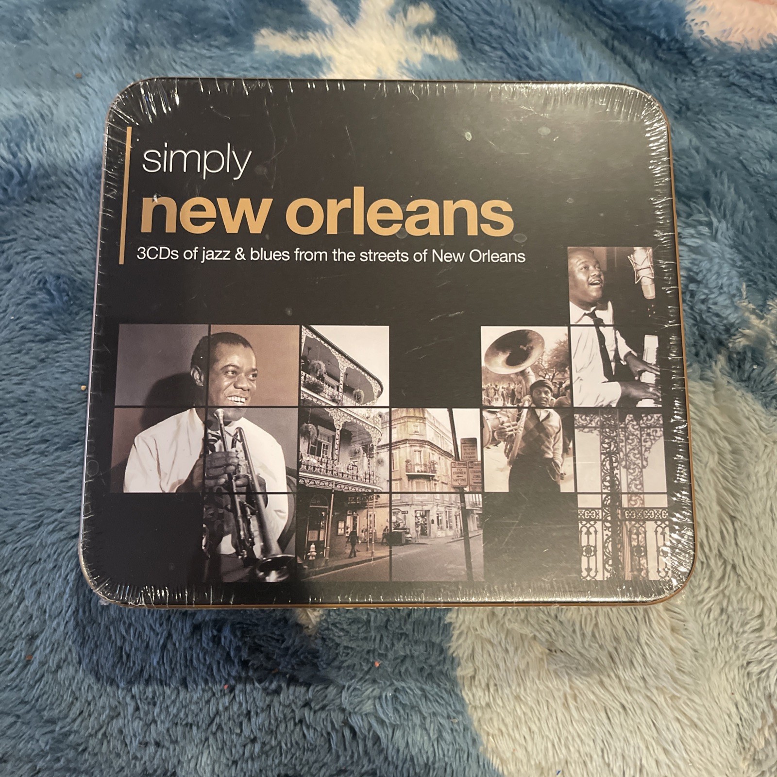 Various Artists. Simply New Orleans. 3 Cds In a Metal Case Sealed. Union Square