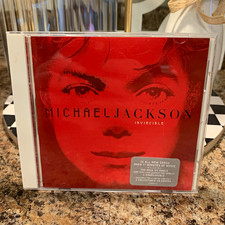 Invincible Michael Jackson(Red Variant Cover) Rare (CD, 2001) Hype Sticker picture