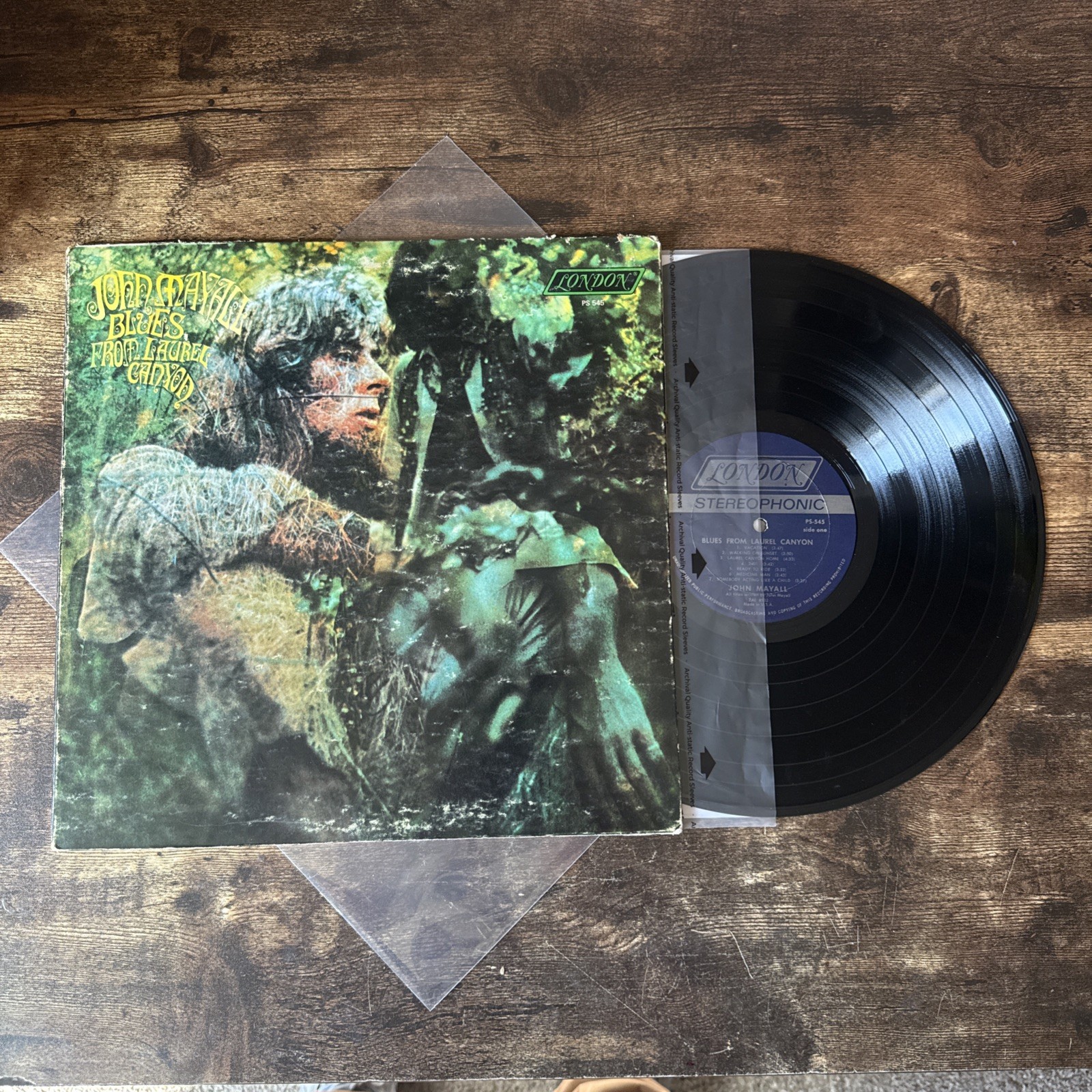 John Mayall Blues From Laurel Canyon London PS 545 1968 USA Vinyl LP