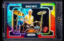 Charlie Watts RARE TIE DYE REFRACTOR CARD /49 Rolling Stones picture