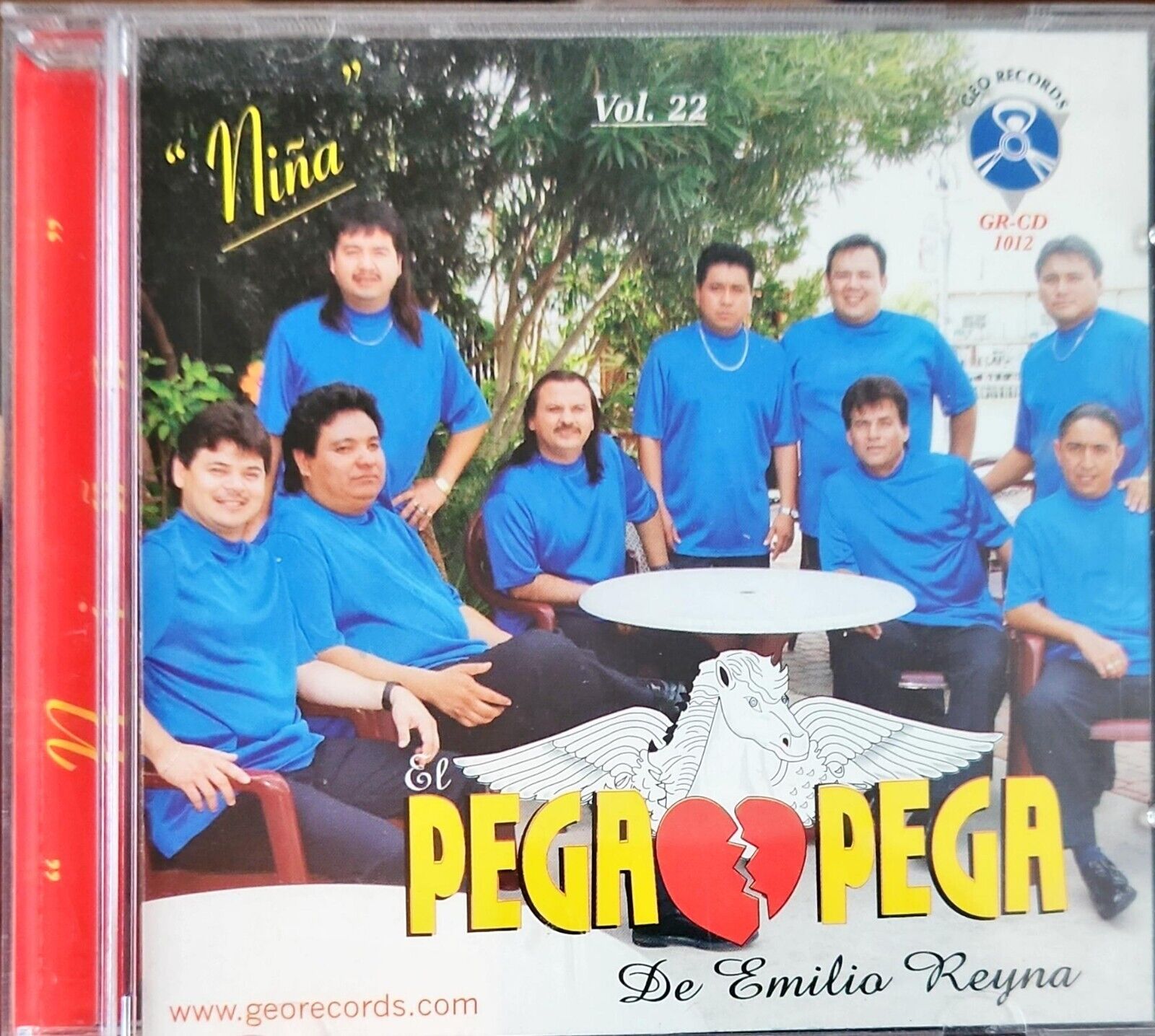Pega Pega CD Vol. 22 Niña GEO Records Mexico. Pegasso