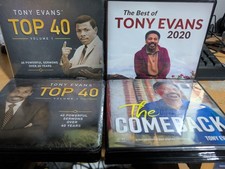 Lot Of 4 Tony Evans CD Top 40, 1 And 2 , Best Of Tony 2020 , The Comeback  picture