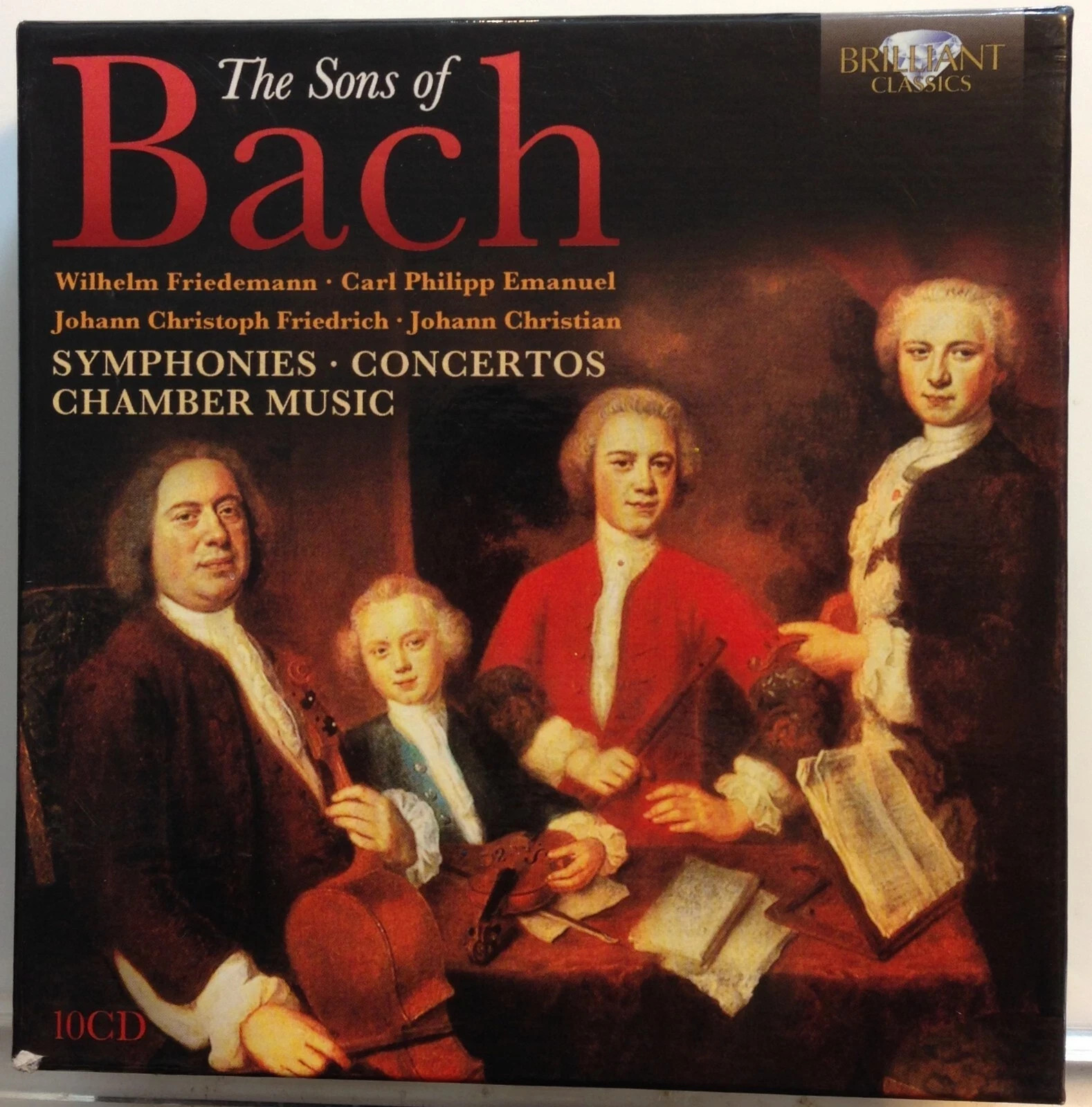 The Sons of Bach: Symphonies, Concertos, Chamber Music.  10 CD Box 2013