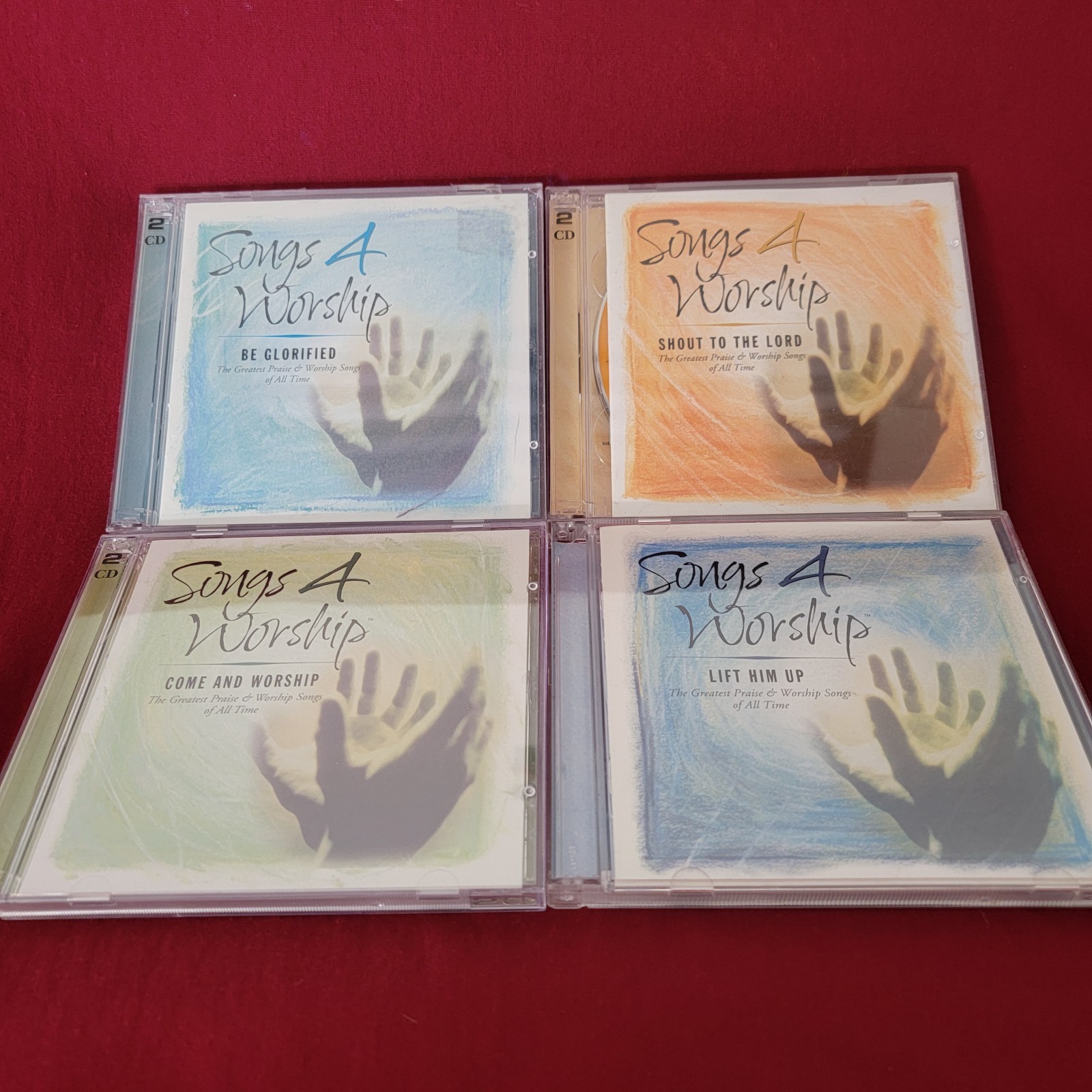 Four Songs 4 Worship Be Glorified 2 CD Sets Christian Praise Worship Album 8 CDs