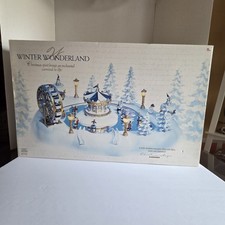 Vtg Trendmasters Christmas Magic Winter Wonderland Musical Skating Carnival 1997 picture