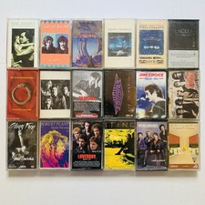Vintage Classic Rock Cassette Tape Lot of 18 - Eagles Yes Sting Glenn Fry Etc. picture