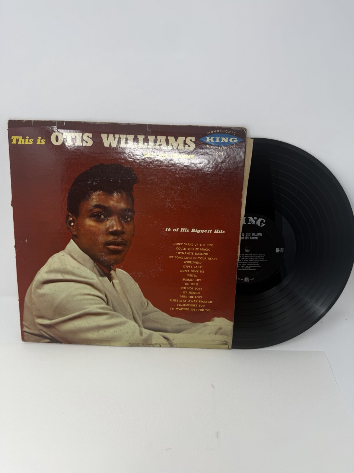 Otis Williams This Is Otis Williams and his chLP 1957 King 614 Mono Doo Wop R&B