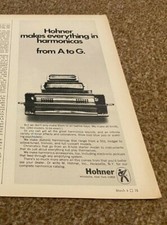 JBF4 ADVERT 11X6 HOHNER HARMONICAS picture