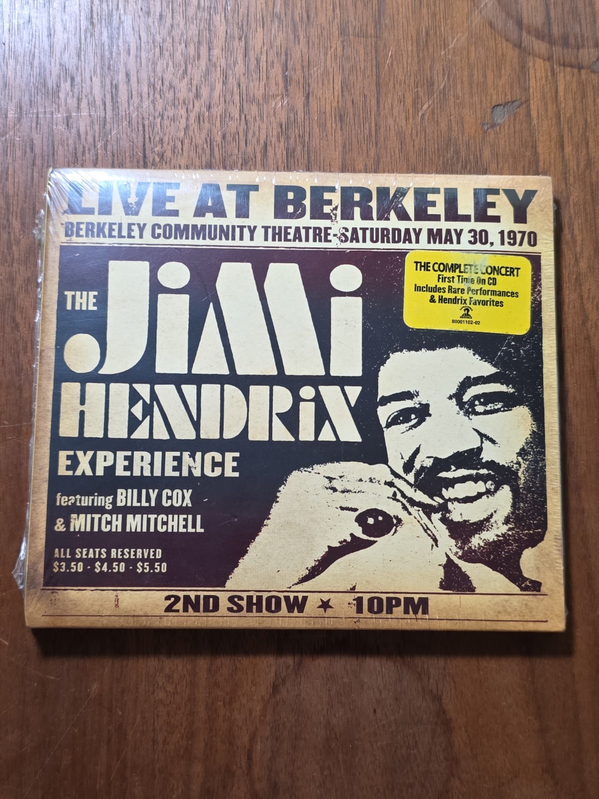 Jimi Hendrix - Live at Berkeley CD 2003 Psychedelic Rock Rare HTF New Sealed