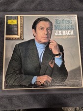 NATHAN MILSTEIN Bach: Sonatas & Partitas 1975 Box Set Deutsche Grammophon EX+/VG picture
