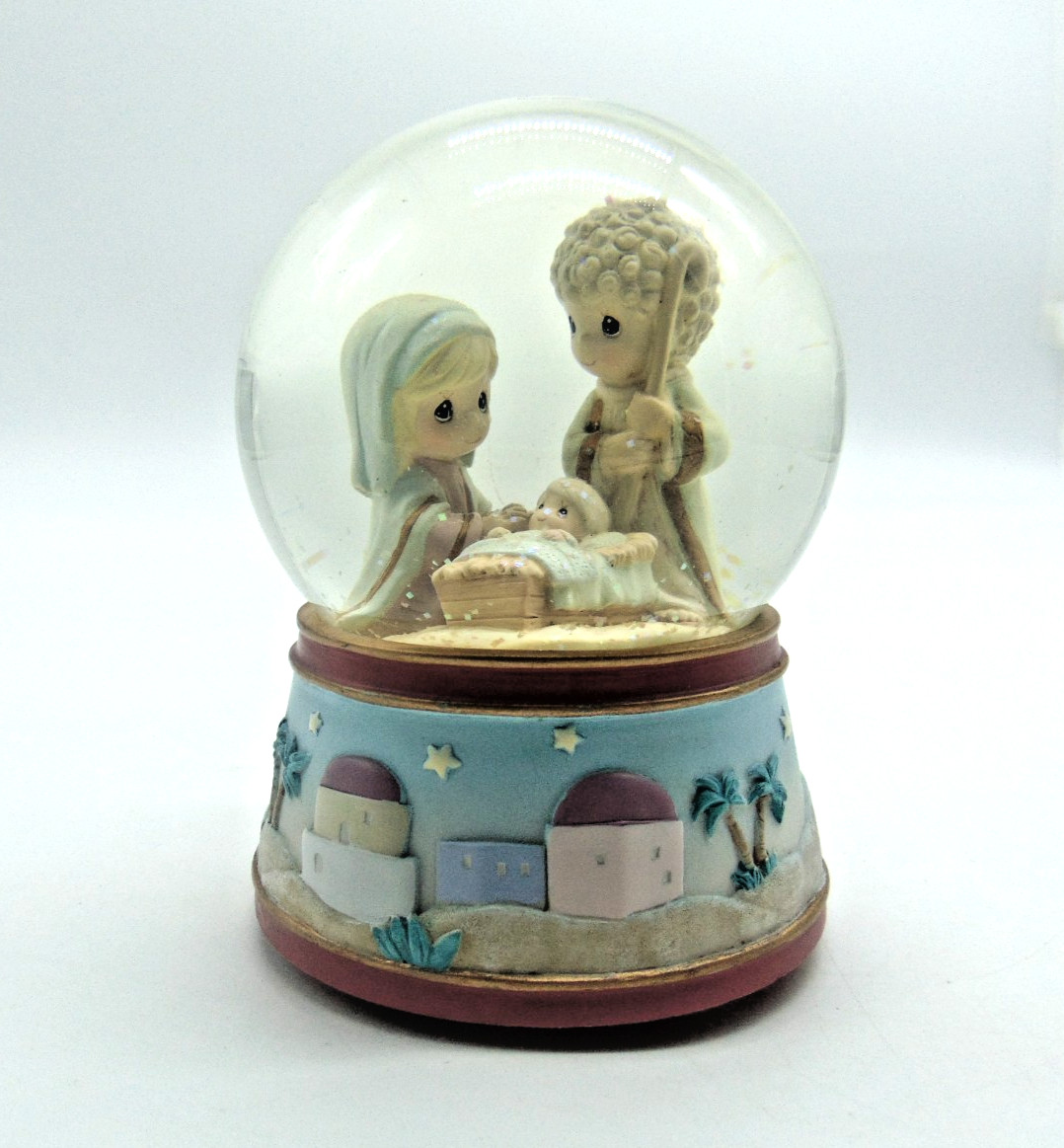 Vintage Precious Moments Musical Snow Globe \