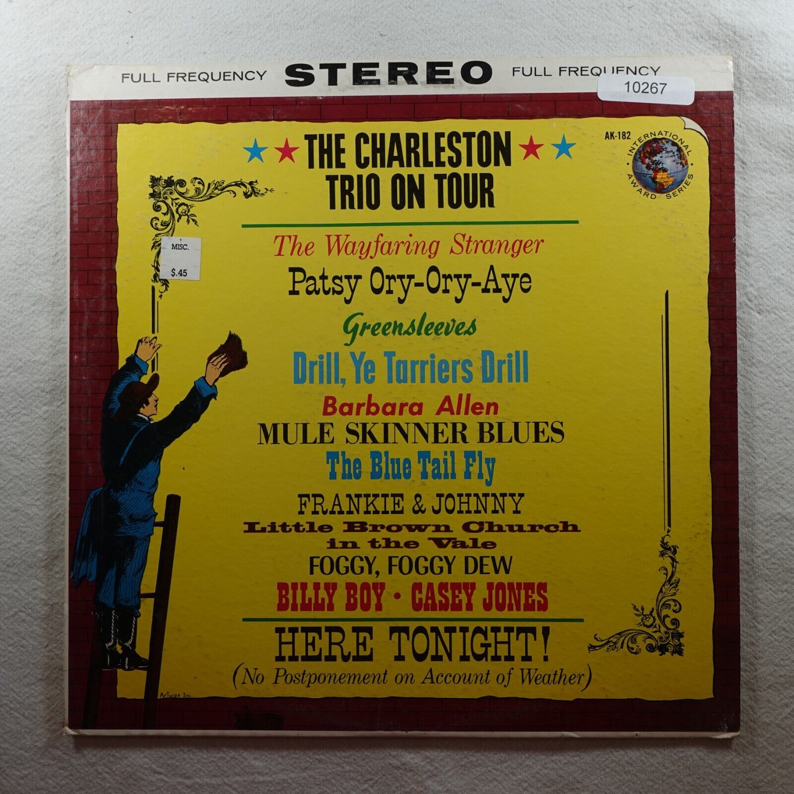 The Charleston Trio On Tour   Record Album Vinyl LP
