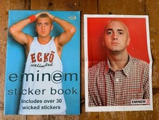 Vintage Eminem Sticker Book + Poster 2001 Unused Complete With All Stickers RARE picture