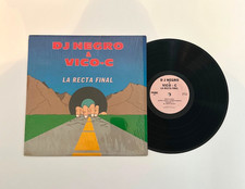 Rare - DJ Negro y Vico-C –La Recta Final - Original 1990 LP Record Excellent picture