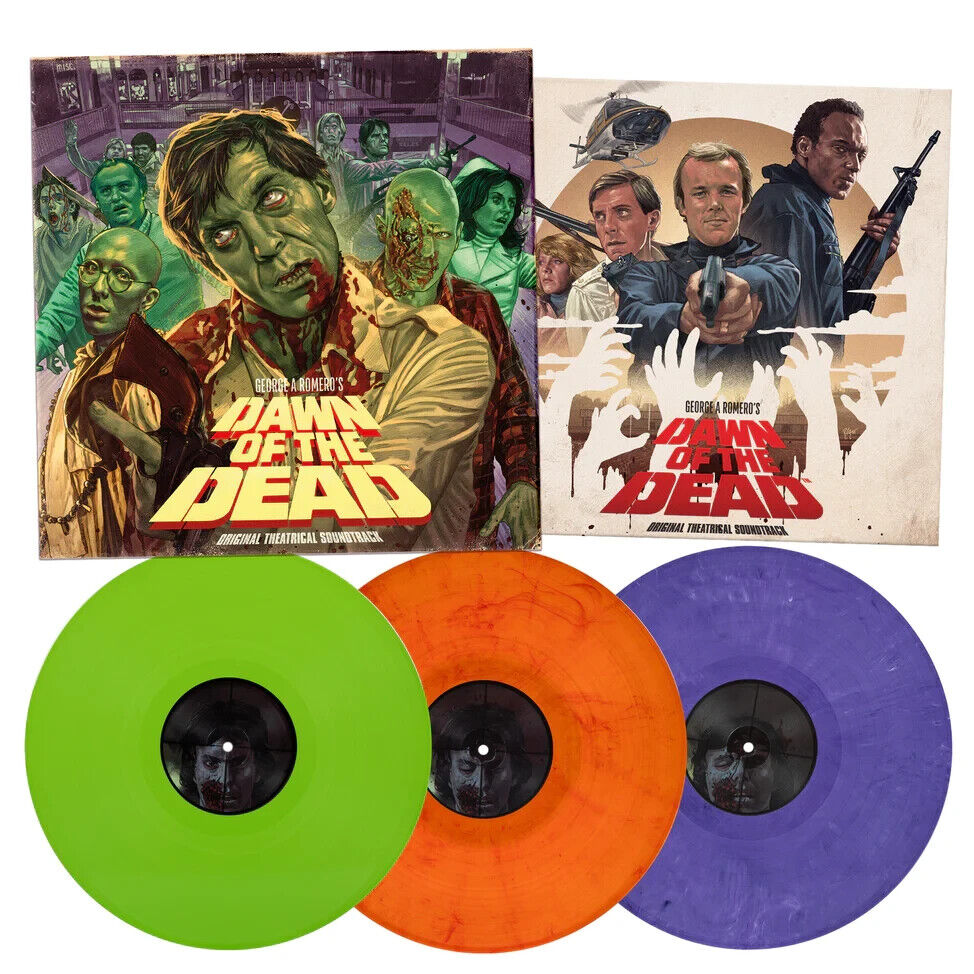 George A Romero Dawn of the Dead Soundtrack 3 LP SET Original Library Cues NEW