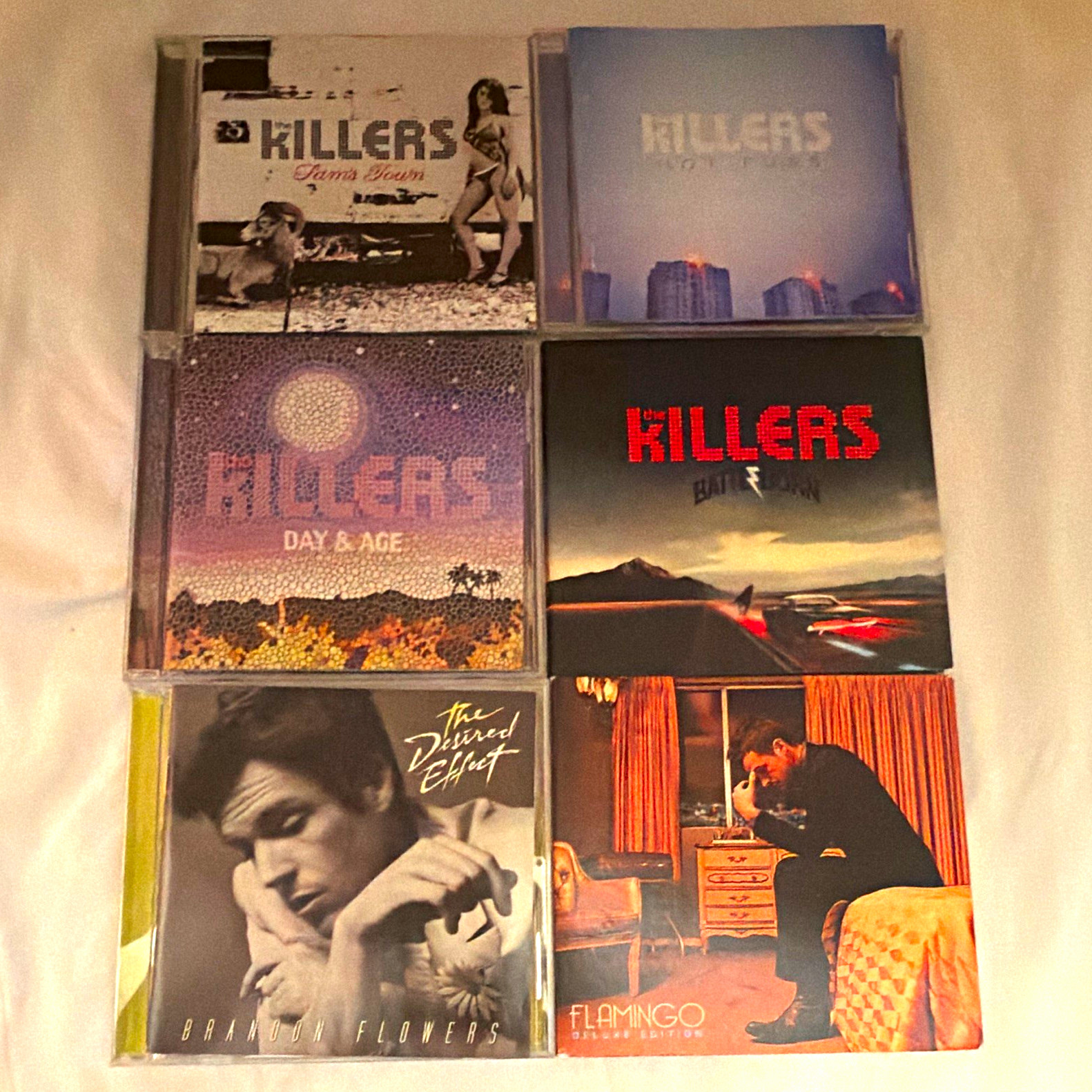 The Killers & Brandon Flowers CD Lot 6 Albums Hot Fuss Sam’s Town Flamingo Delux
