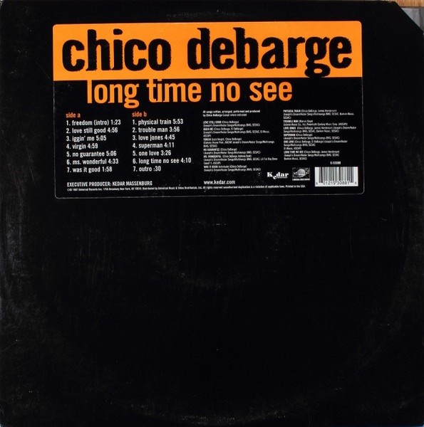 Long Time No See by Chico Debarge, Vinyl LP, (1997-05-03)