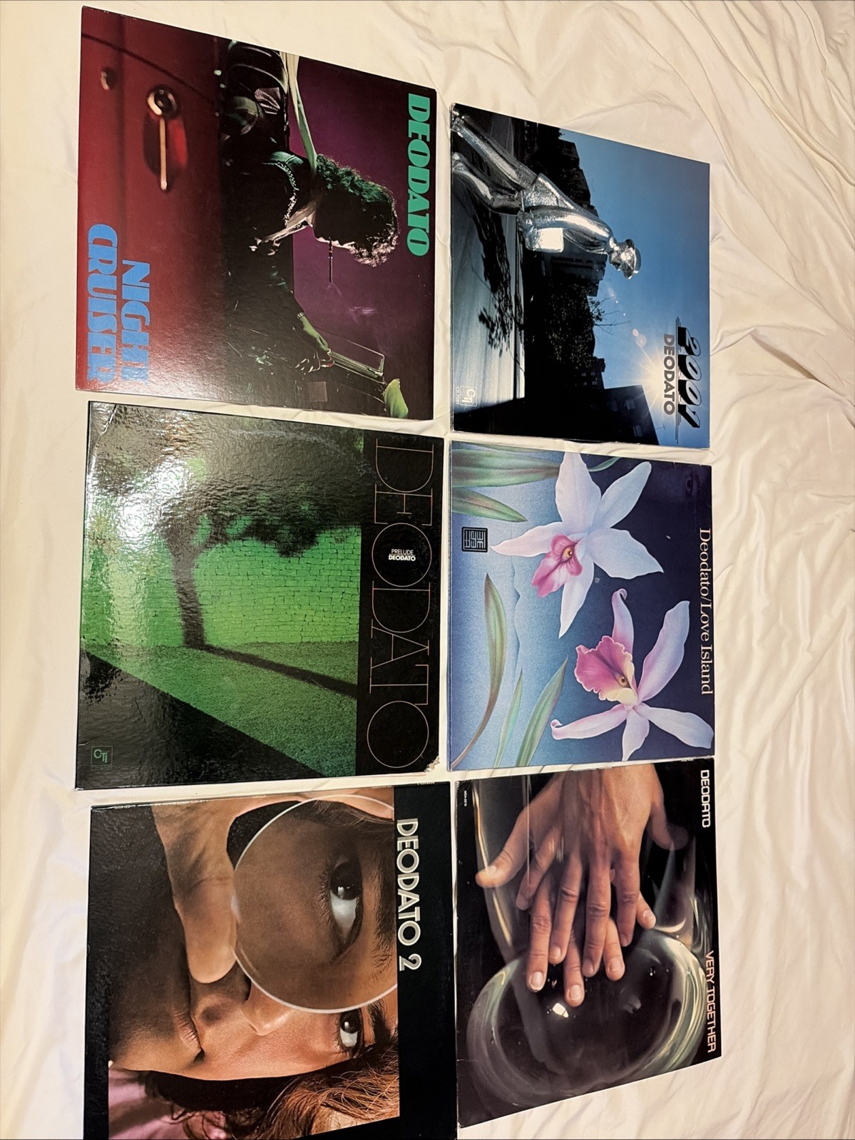 (6) DEODATO LP LOT - Prelude, 2 (1973) Love Island -2001 -Night Cruiser - Nice