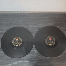 Set of 2 Pathe Records 78 Rpm 35059 and 35020 picture