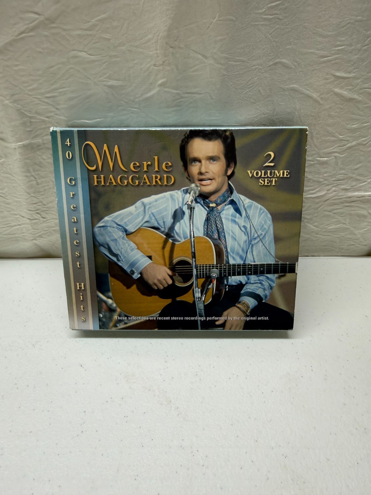 Merle Haggard 40 Greatest Hits 2 Volume CD Set Intersound Slipcase Country V.1&2