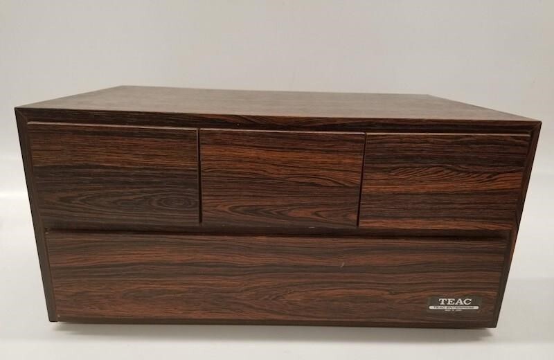 Vintage MCM Teac Enterprise 72 Cassette 4 Drawer Dust Free Storage Rosewood
