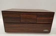 Vintage MCM Teac Enterprise 72 Cassette 4 Drawer Dust Free Storage Rosewood picture