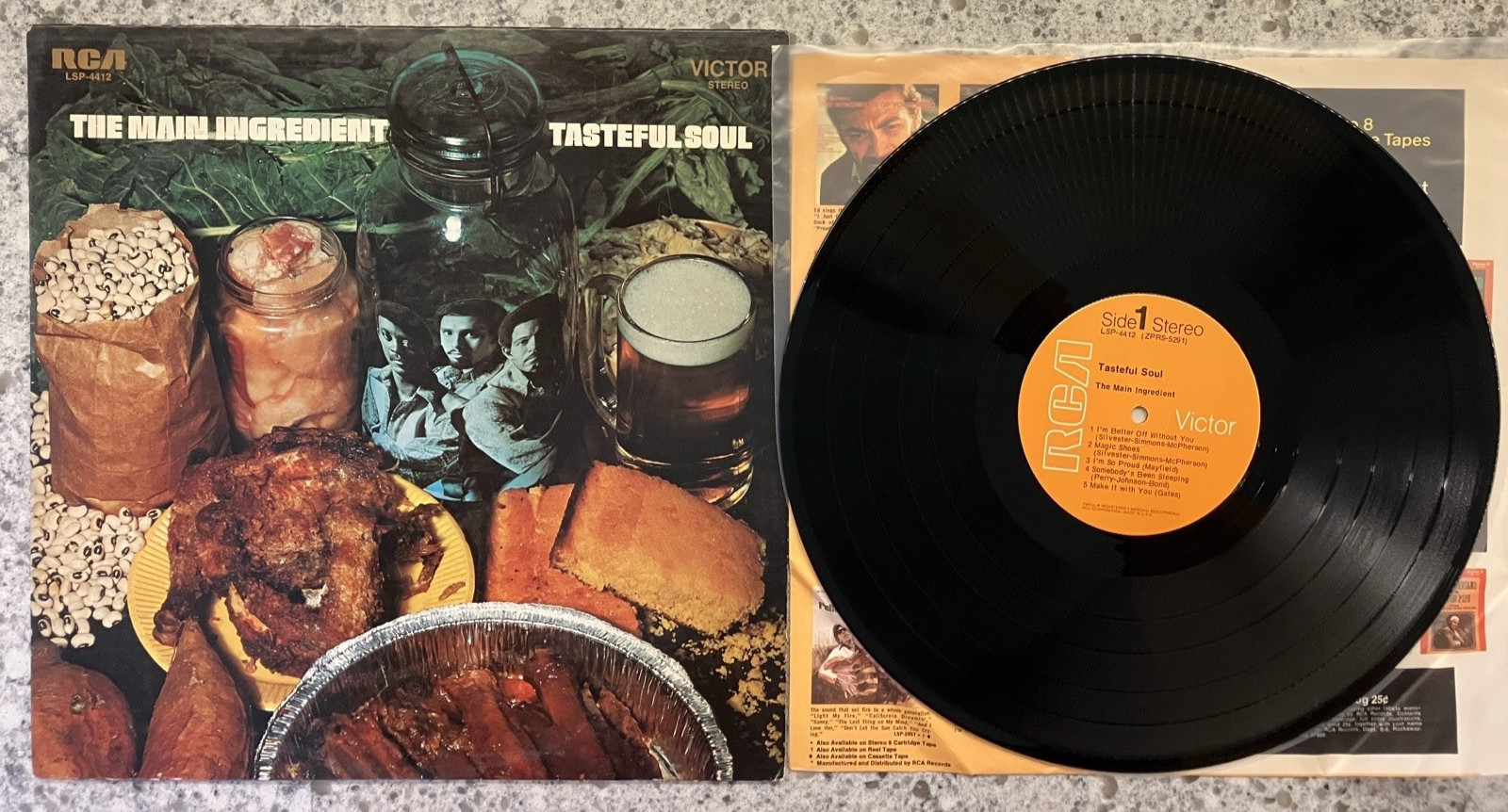 The Main Ingredient – Tasteful Soul ; 1970 LP PROMO LOOKS UNPLAYED (TOP COPY)