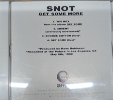 SNOT - GET SOME MORE, 1998, EP, PROMO CD-R, GEFFEN RECORDS, MINT, EXTREMELY RARE picture