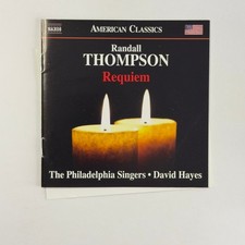 Randall Thompson – Requiem CD 2016 World Première Recording Classical Naxos picture