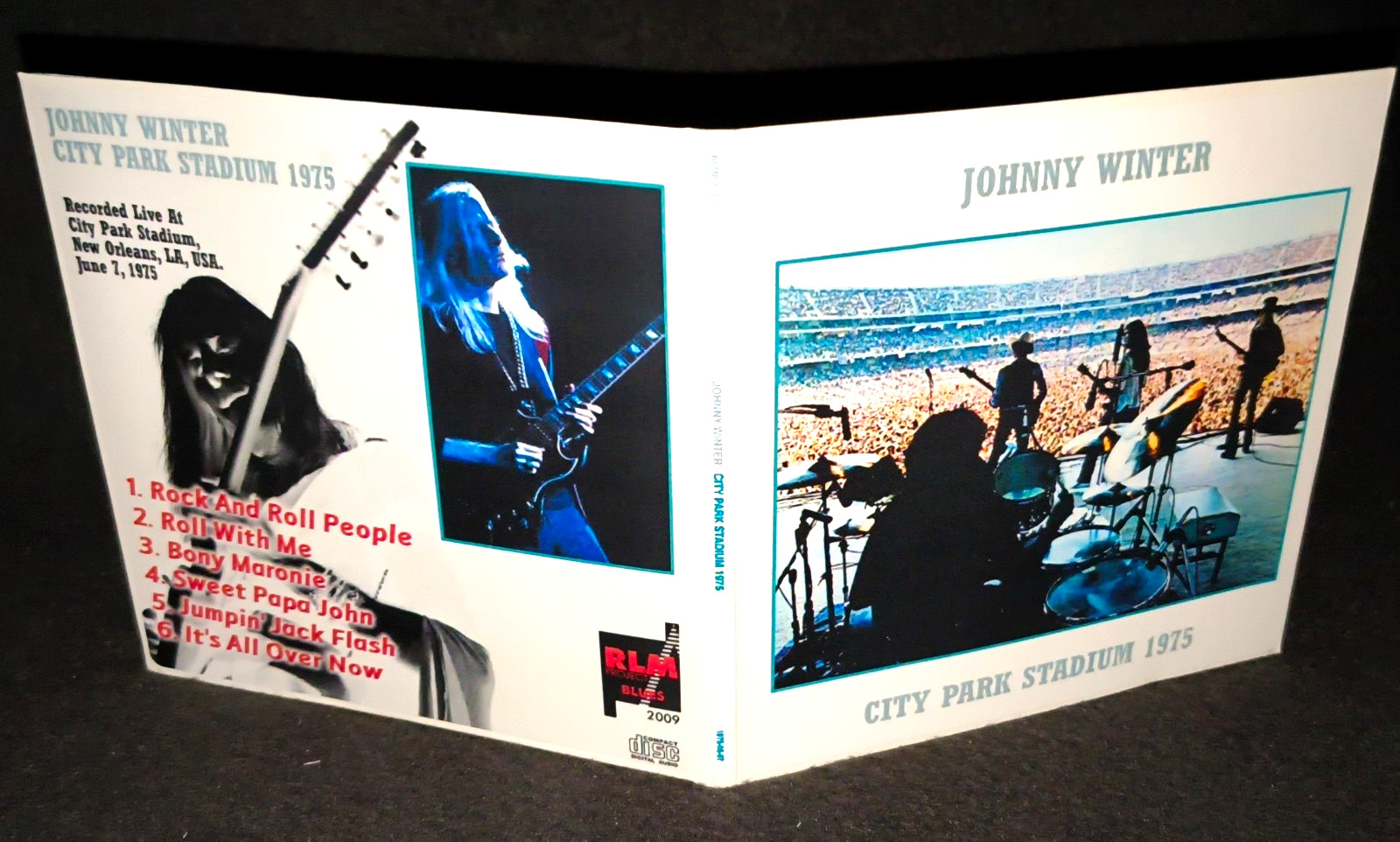 Johnny Winter New Orleans 1975 Gate Fold CD NEW