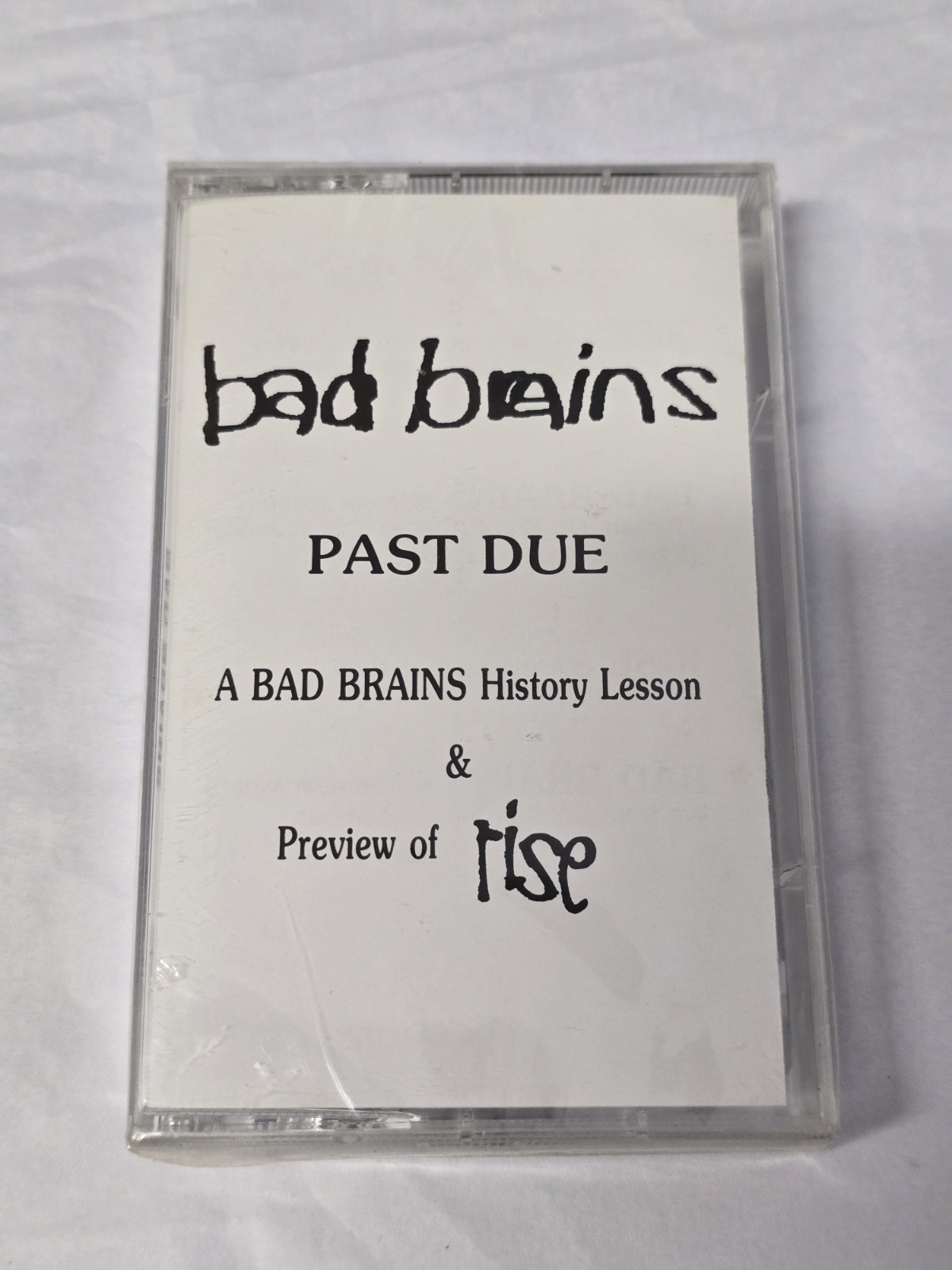 SEALED RARE PROMO Bad Brains CASSETTE TAPE sampler H.R. punk Pay To Cum against